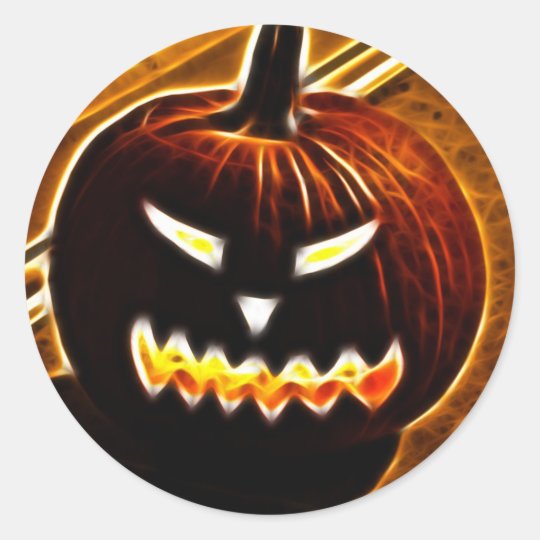 Halloween 2.1 - No Text Classic Round Sticker