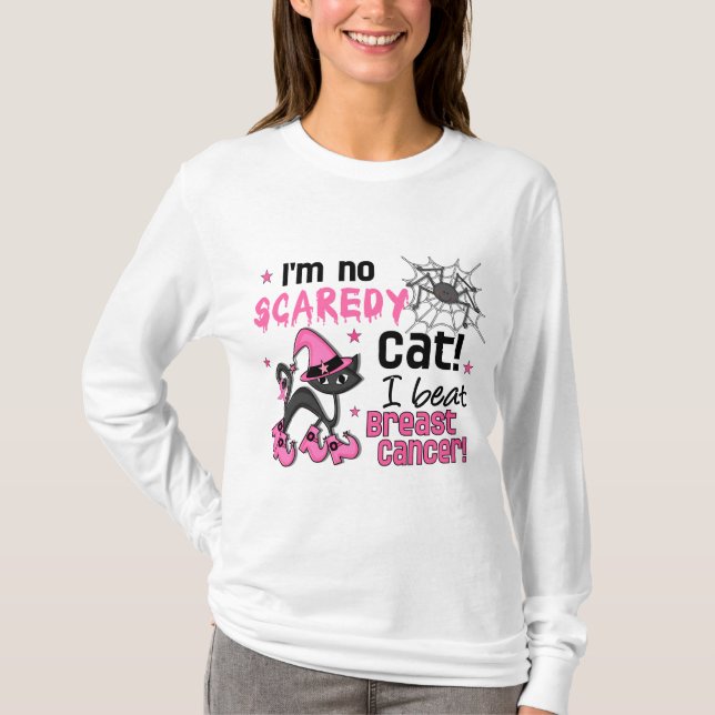 Halloween 2 Breast Cancer Survivor T-Shirt (Front)