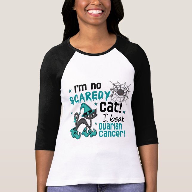 Halloween 2 Ovarian Cancer Survivor T-Shirt (Front)