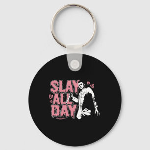 Halloween 2 Valentine's Day Michael Myers Slay All Keychain