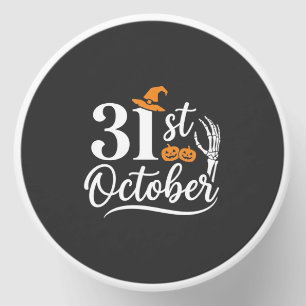 Halloween 31st October Pumpkin Witch Hat Design_1 Mini Candle Favors