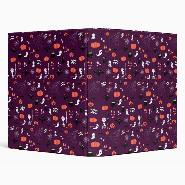Halloween 3 Ring Binder (Background)