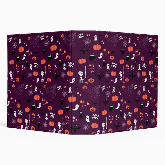 Halloween 3 Ring Binder (Background)
