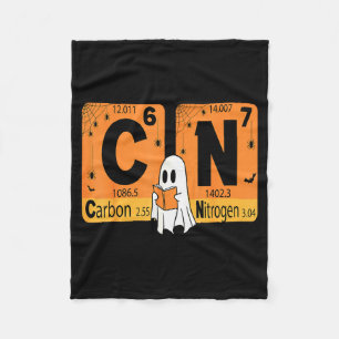 Halloween 67 Meme Science Chemistry Humor Periodic Fleece Blanket