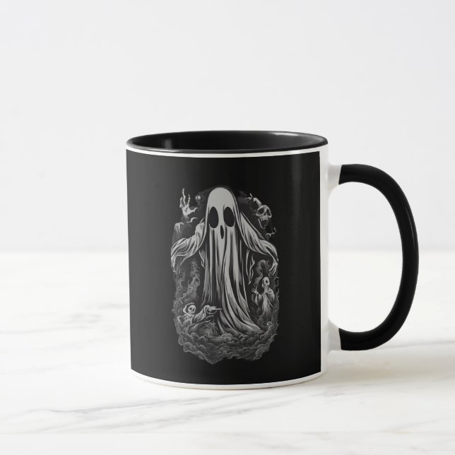 Halloween 8 spirit, scary, spooky, horror, evil,2 mug (Right)