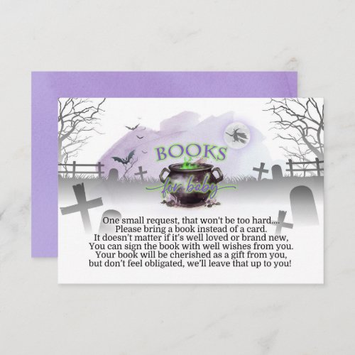 Halloween A Baby is Brewing Book Insert
