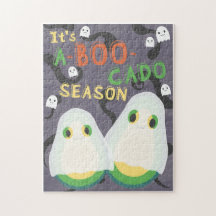 Halloween A-BOO-Cado Spooky Cute Avocado Ghosts