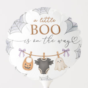 Halloween A Little Boo Baby Shower Balloon