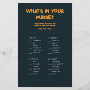 Halloween A Little Spook Pumpkin Baby Shower Game