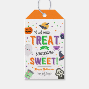 Halloween A Little Treat for Someone Sweet Gift Tags