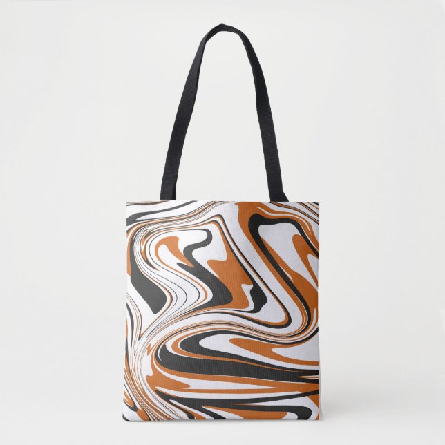 Halloween Abstract Artistic Pattern Tote Bag (Front)
