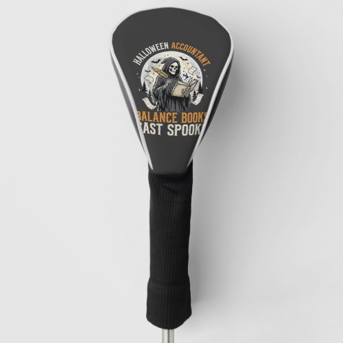 Halloween Accountant After Dark Golf Head Cover
