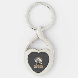 Halloween Accountant After Dark Keychain