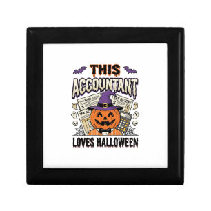 Halloween Accountant Funny Spooky Tax Season_1 Gift Box