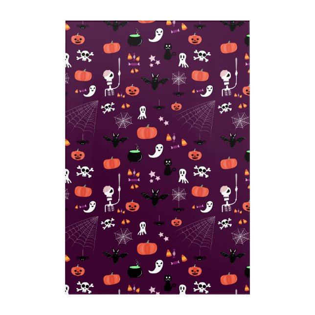 Halloween Acrylic Print (Front)