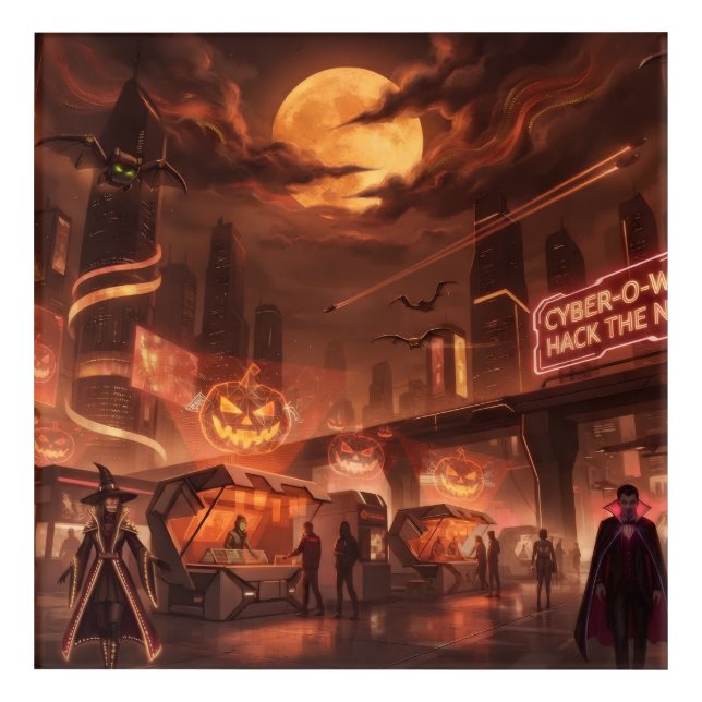 Halloween Acrylic Print (Front)