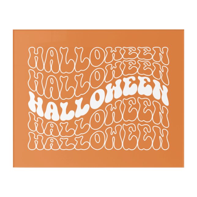 Halloween Acrylic Print (Front)