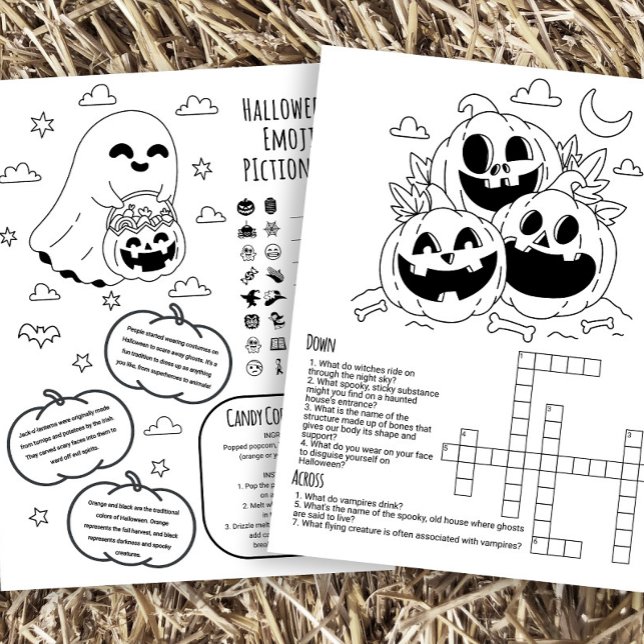 Halloween Activity Worksheet for Kids Flyer (Creator Uploaded)