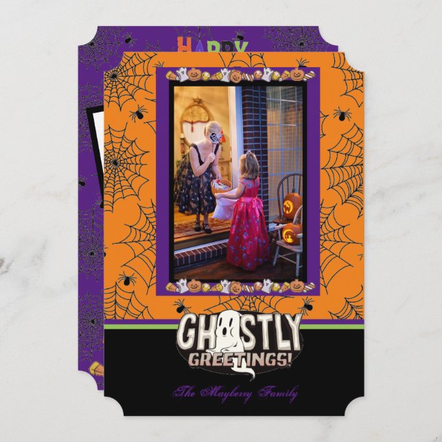 Halloween Add Your Photo (Front/Back)