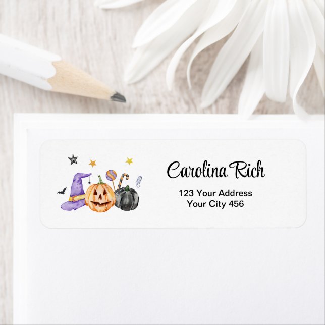Halloween Address Labels (Insitu)