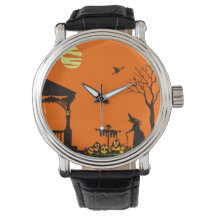 Halloween,adult,watch,silhouette,witch,haunted