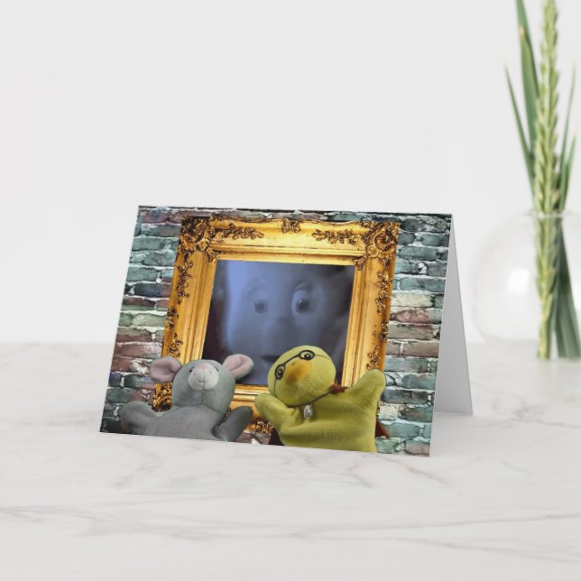 Halloween Adventure. Greeting Card (Front)