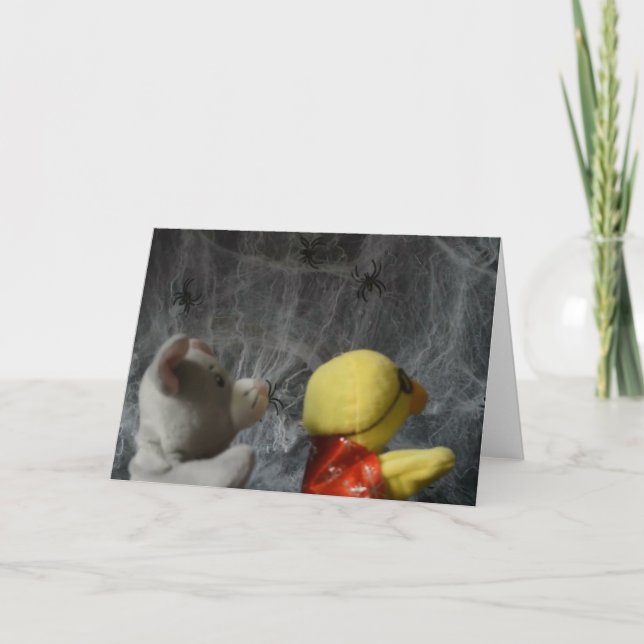 Halloween Adventure. Greeting Card (Front)