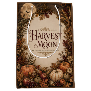 Halloween After Dark , Moody Candlelight Party Medium Gift Bag
