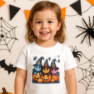 Halloween AI Spiders and Pumpkins Kids -