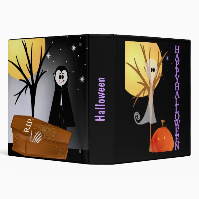 Halloween Album 3 Ring Binder (Background)