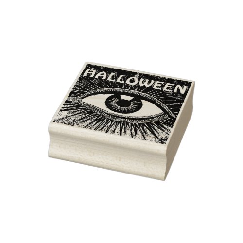 Halloween all seeing eye rubber stamp