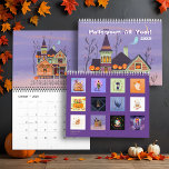 Halloween All Year Illustrated Wall Calendar<br><div class="desc">Perfect for Halloween enthusiasts who believe every day should be a treat! "Halloween All Year" is an illustrated calendar featuring 12 enchanting original artworks by Noël Snow. Each month brings a new whimsical character or scene to life, from a haunted gingerbread house to a fashionable witch, a friendly ghost, a...</div>