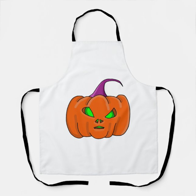 Halloween Alpaca Apron (Front)