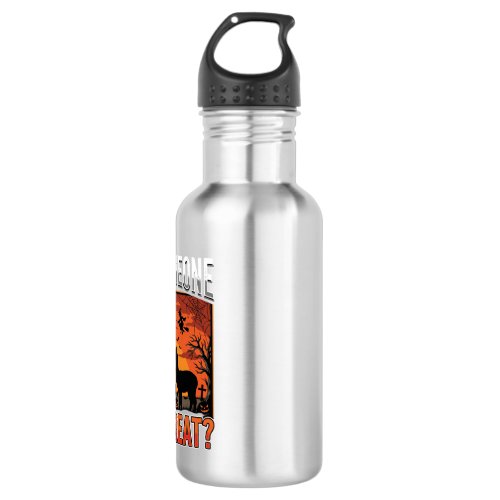 Halloween Alpaca Graveyard Did Someone Say Treat D Stainless Steel Water Bottle