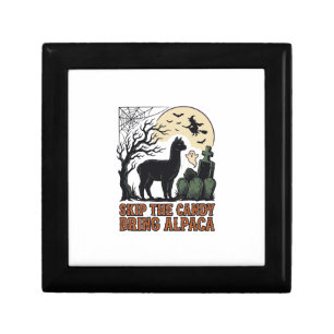 Halloween Alpaca Shirt Cute Spooky Vintage Animal  Gift Box