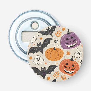 Halloween and autumn pattern   bottle opener