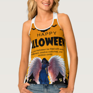 Halloween Angel - Spooky & Enchanting Night Tank Top