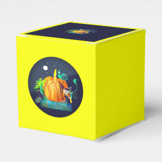 Halloween Animals & Pumpkin Trick or Treat  Favor Boxes