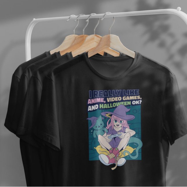 Halloween Anime Girl Ghost T-Shirt (Creator Uploaded)