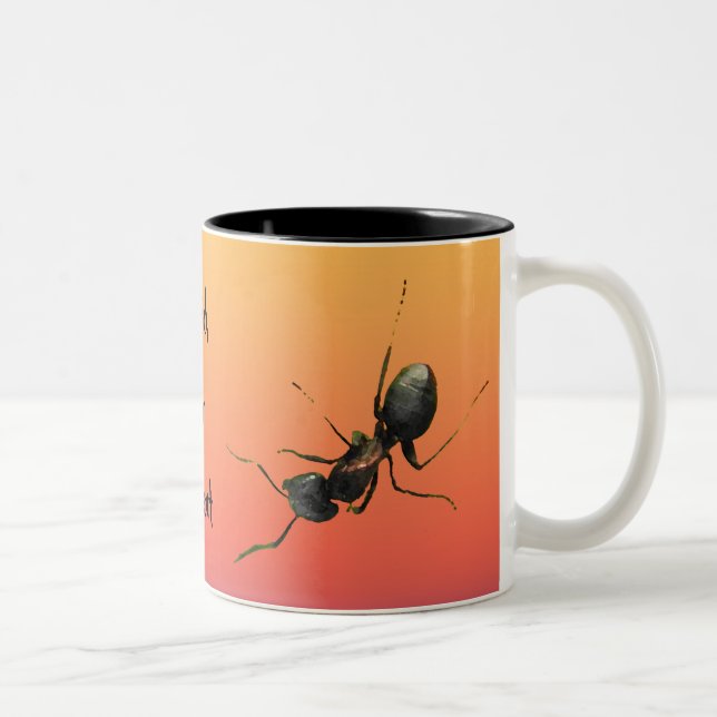 Halloween Ants Two-Tone Coffee Mug (Right)