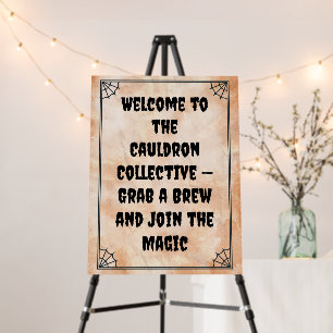 Halloween Apothecary Welcome Cauldron Collective Foam Board