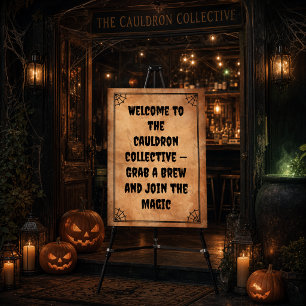 Halloween Apothecary Welcome Cauldron Collective Foam Board