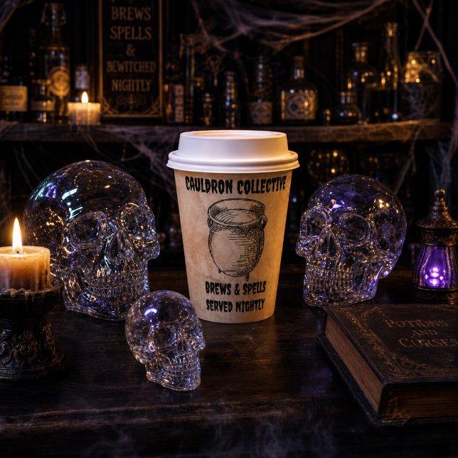 Halloween Apothecary Welcome Cauldron Collective Paper Cups (Creator Uploaded)