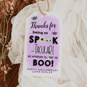 Halloween Appreciation Spooktacular Gift Tags