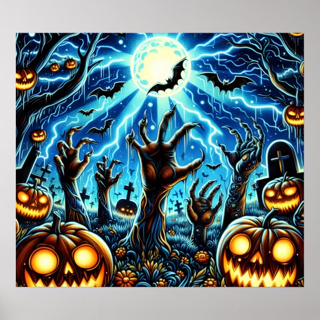 Halloween Art Poster (Front)