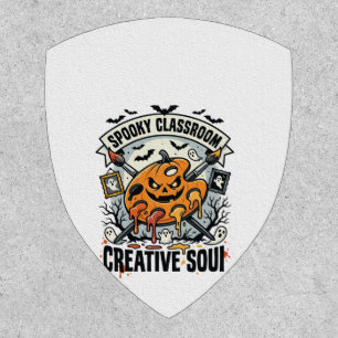 Halloween Art Teacher Spooky Classroom Patch