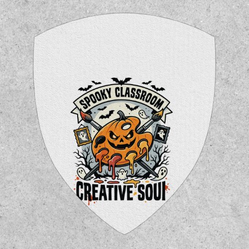 Halloween Art Teacher Spooky Classroom Patch