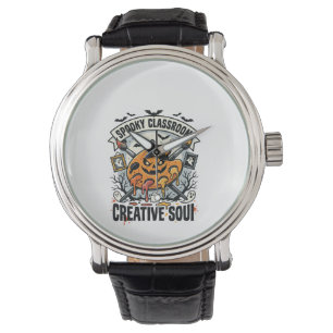 Halloween Art Teacher Spooky Classroom Watch