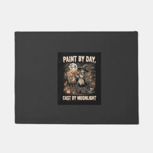 Halloween Artist Witch Magic Doormat