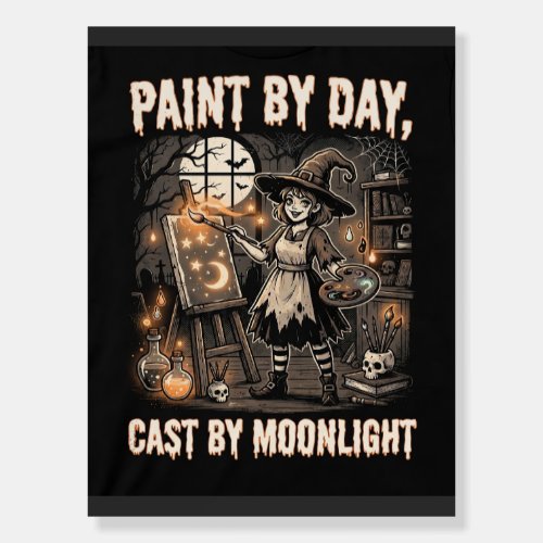 Halloween Artist Witch Magic Foam Board